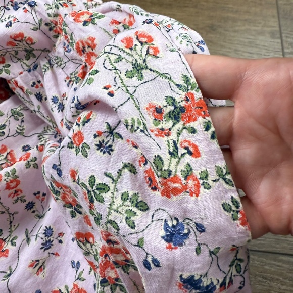 Nordstrom Girls Floral Sundress Lavender Sleeveless Ruffle Size 6 Back to School - Picture 10 of 10